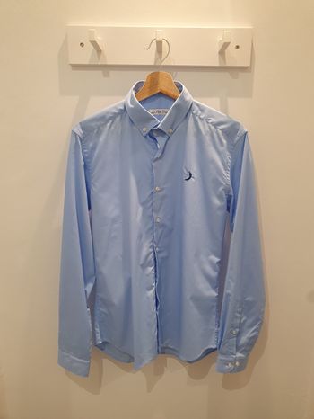 Chemise Roubaix bleu ciel/piment Taille S (taille petit)