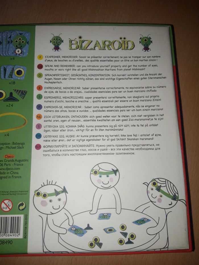Jeu Bizaroïd de Djeco - photo numéro 2