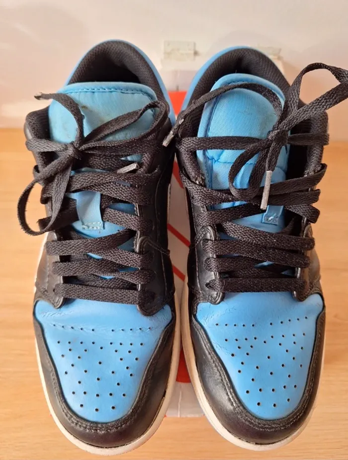 Baskets Nike Air low 1 noires et bleues 40 - photo numéro 12
