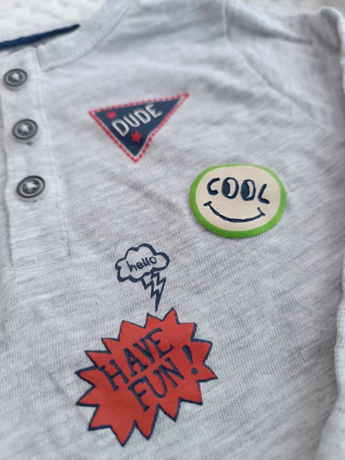 🔸 T-shirts Manches Longues Fun - Kiabi 6 Mois🔸 - photo numéro 3