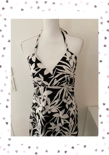 New Look Robe Noire & Blanche Taille 40/L