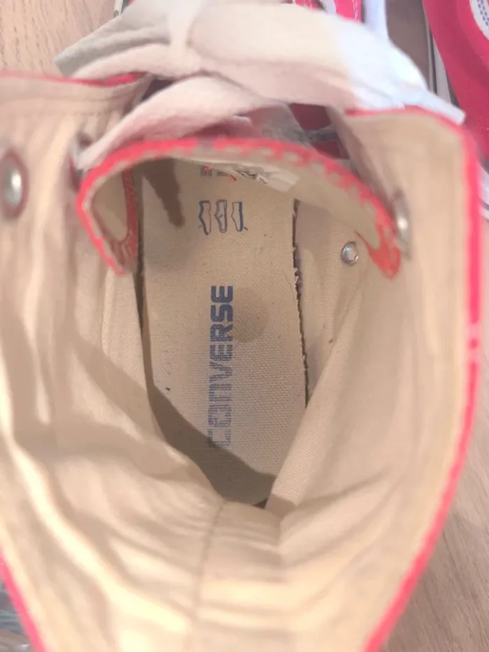 Converse All Star 🔥 rouges montantes – T37 (sans boîte) - photo numéro 4