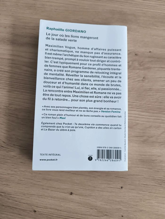 Livre le jour où les lions mangeront de la salade verte - photo numéro 2