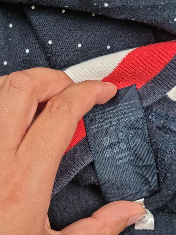 Gilet à capuche zippé Tommy Hilfiger bleu marine M Femmes - photo numéro 8