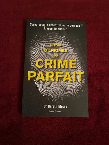 Livre énigmes Crime Parfait