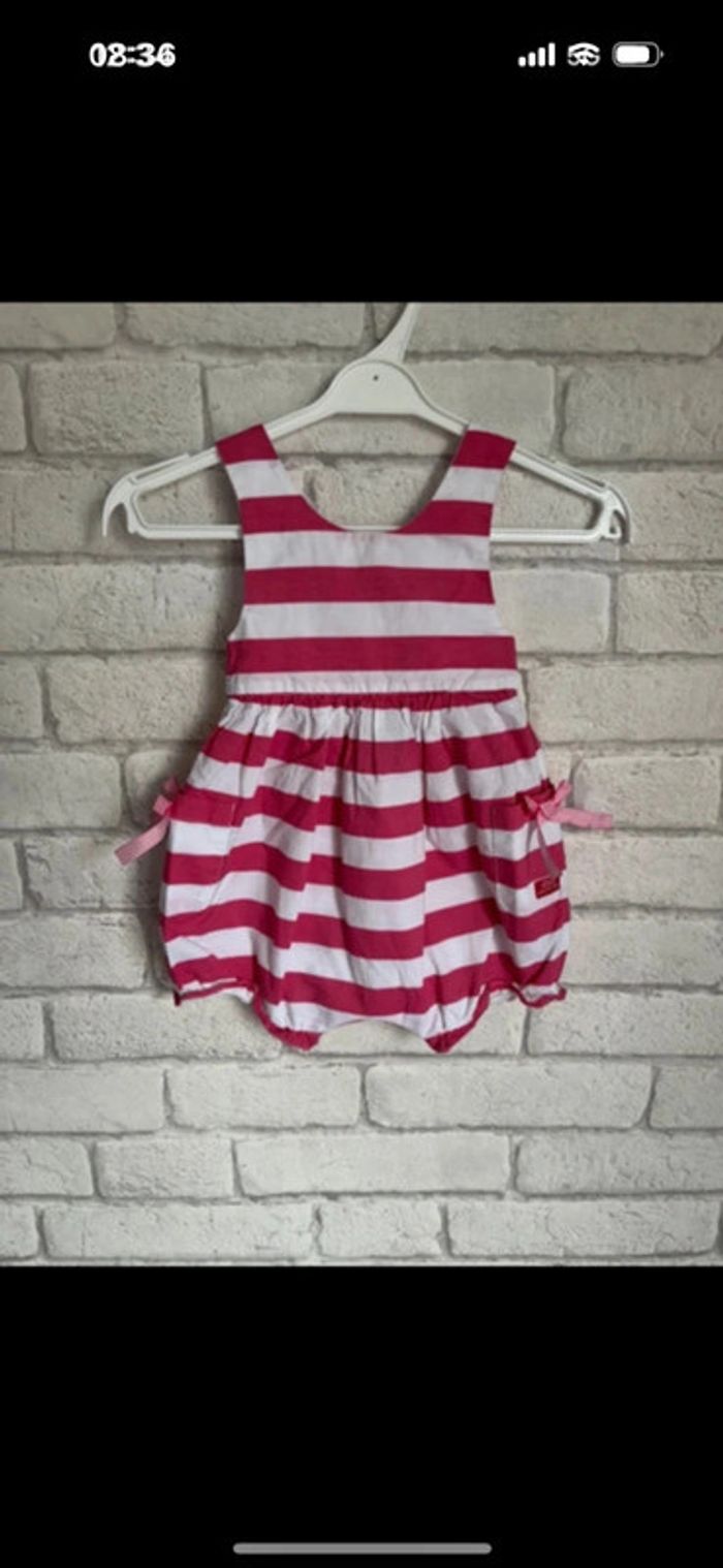 Barboteuse lili gaufrette taille 3 mois