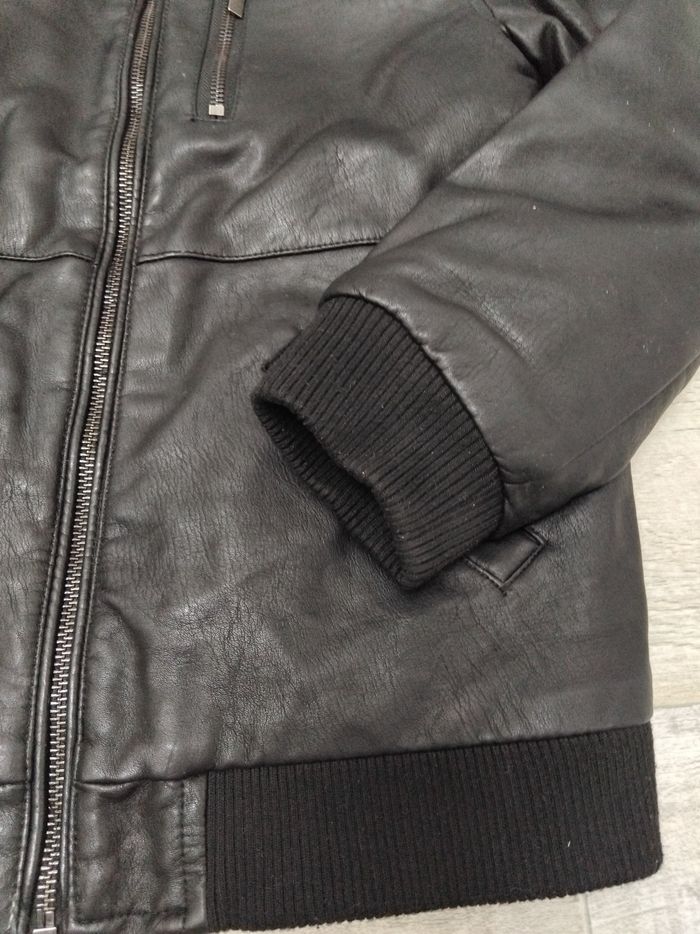Blouson simili cuir Kiabi taille 12 ans - photo numéro 2