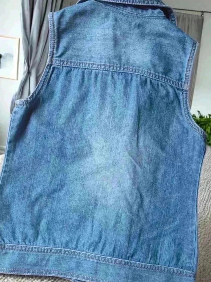 Blouson en jean sans manche fille 🌹10 ans 🌹 - photo numéro 2