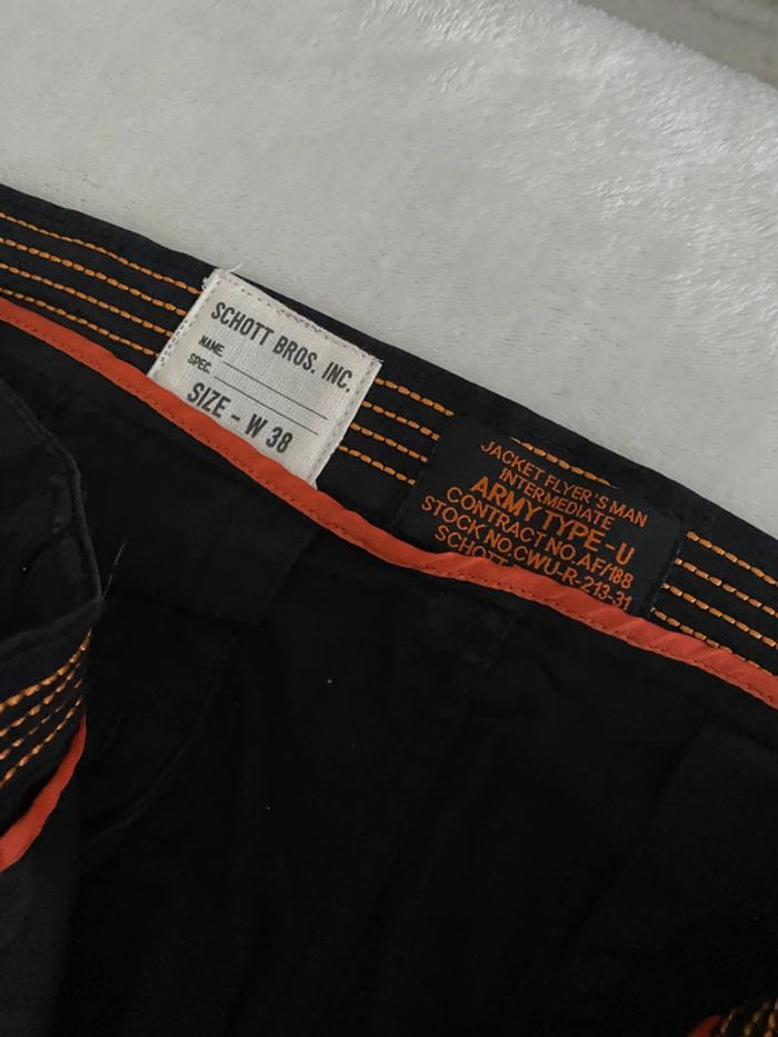 Pantalon Cargo Noir Schott W38 T 48-50 - photo numéro 6