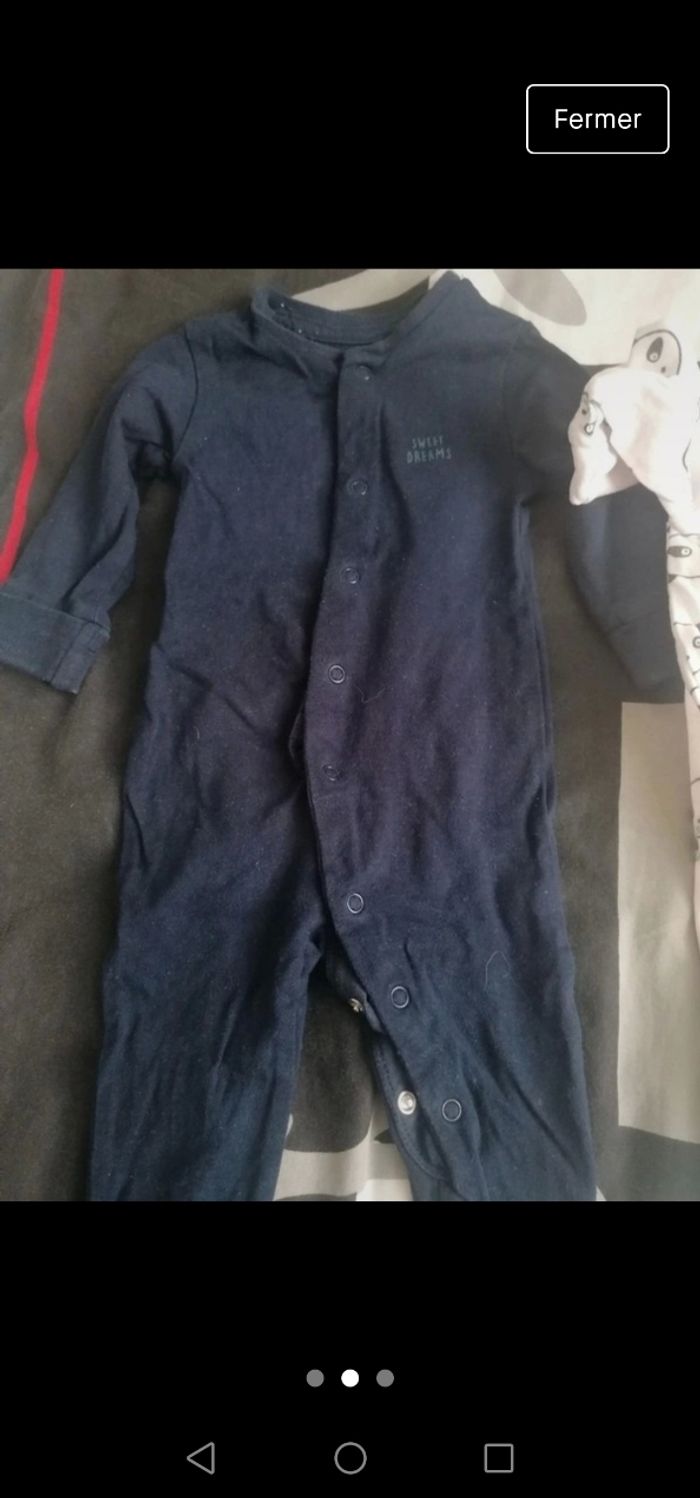 Lot 2 pyjamas léger sans pieds - photo numéro 2