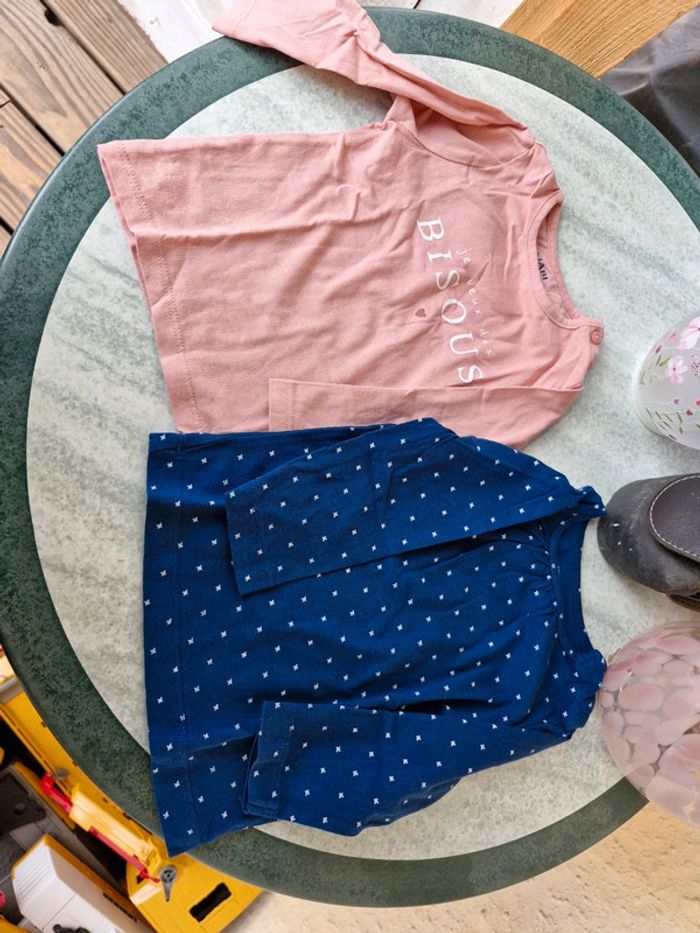 Lot de 4 tee shirts filles.  Verbaudet - photo numéro 2