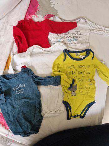 Lot de 5 body 6 mois