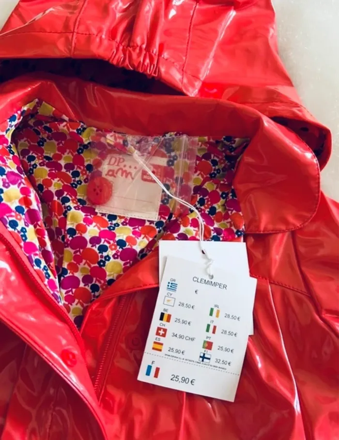 Imperméable Cirée neuf étiquette DPAM 9-12mois - photo numéro 3