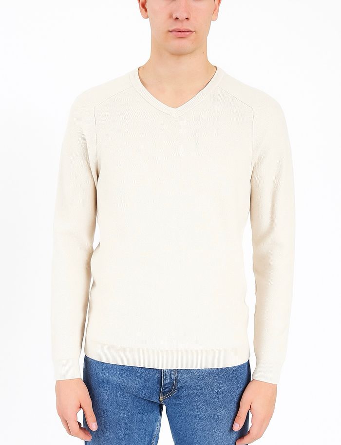 💜 Pull blanc Jules taille M 💜