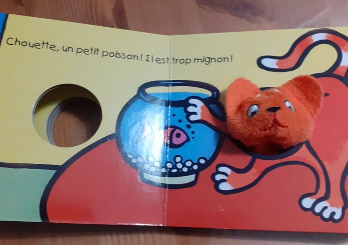 Livre marionnette chat - photo numéro 3