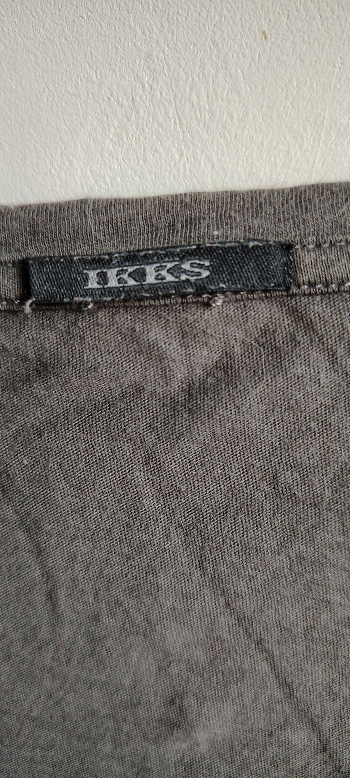 T-shirt oversize gris à message – IKKS - photo numéro 2