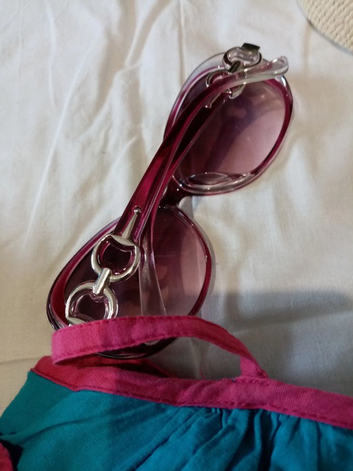 Lunettes vintage violettes - photo numéro 2