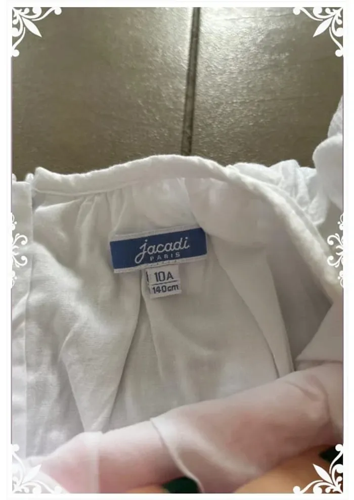 🤍 Élégante robe Jacadi blanche – Taille 10 ans 🤍 - photo numéro 5