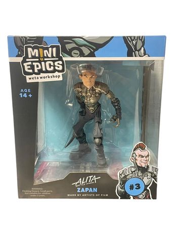 Figurine Mini Epics Weta Workshop Alita Battle Angel Zapan 13 cm neuf