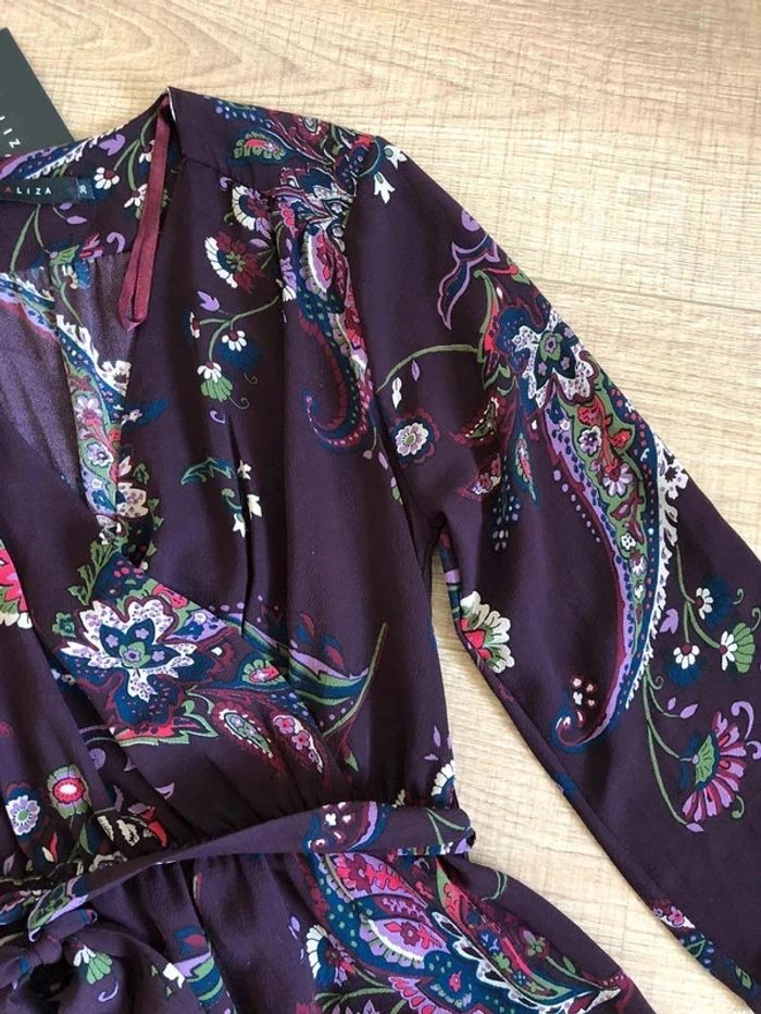 Robe mi longue violette et imprimée neuve LolaLiza taille 36 (valeur 50€) - photo numéro 13