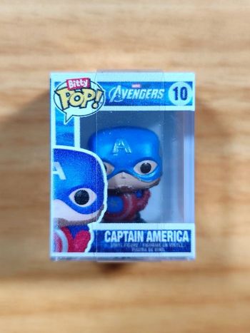 Figurine Funko Bitty Pop! Captain America (10) - Marvel Studios