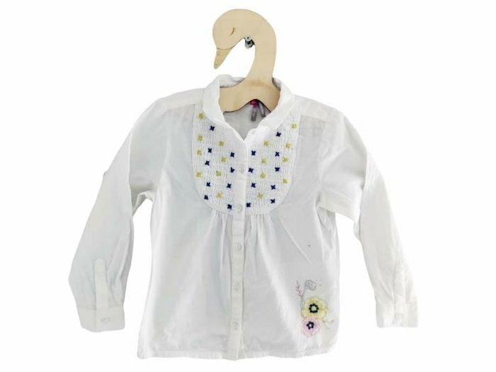 4 ans fille chemise orchestra portée 1 fois