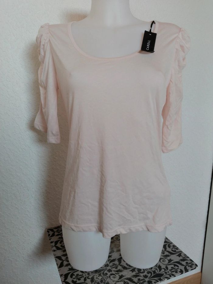 Joli haut/ top femme Caroll taille 42 - photo numéro 3