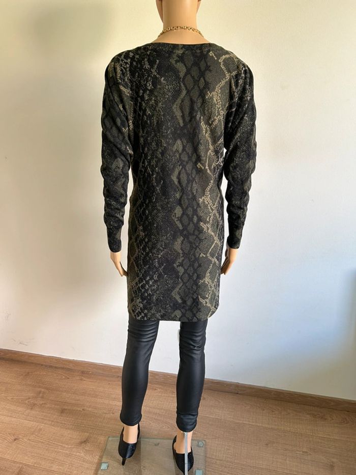 Pull long imprimé pailleté Morgan taille M jamais porté - photo numéro 9