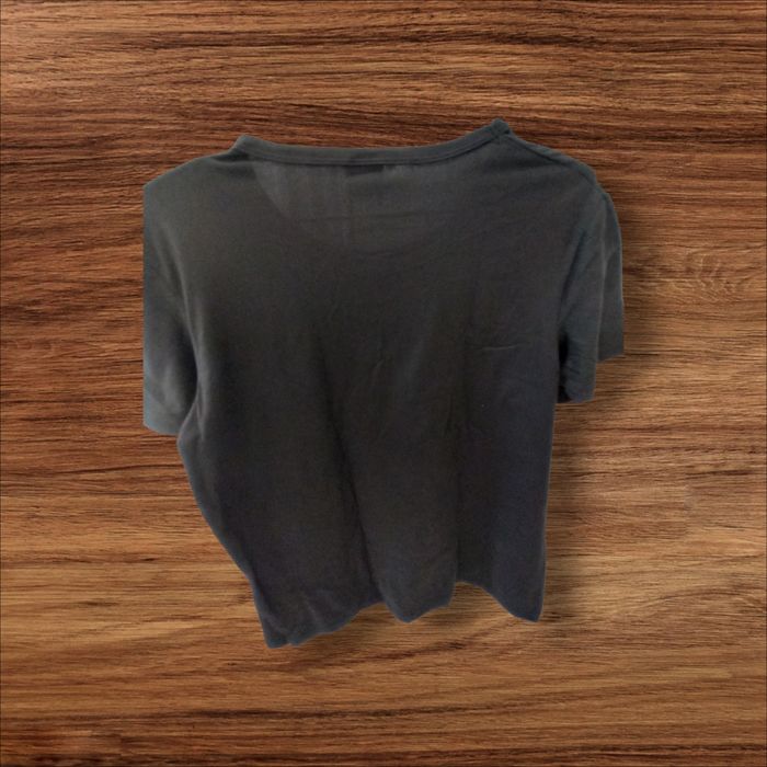 T-Shirt Noir Léopard Battement de Cœur Taille M - photo numéro 3