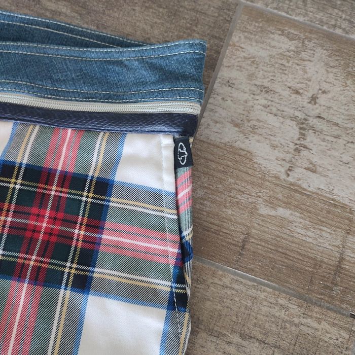 Pantalon vintage 90's écossais Freeman T porter punk gothique skate boot leg baggy taille w33 - photo numéro 5