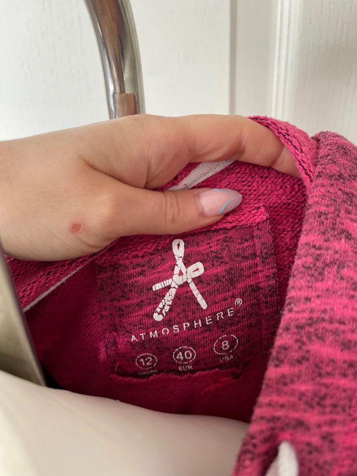 Gilet à capuche rose - photo numéro 12