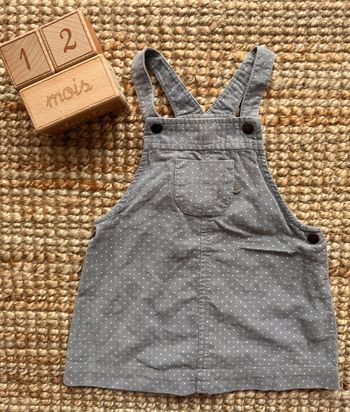 Robe velours côtelé Obaibi 12mois / 74cm