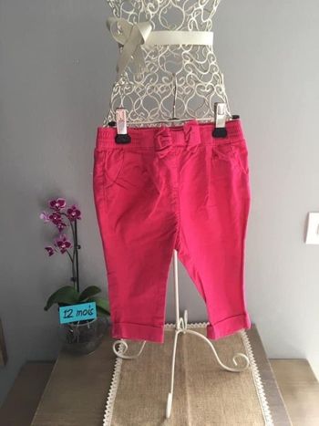 Pantalon fille 12 mois