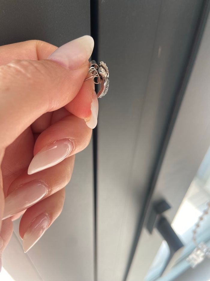 Boucle d oreille acier victoria - photo numéro 3