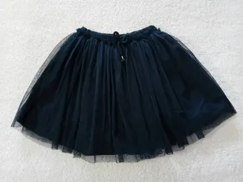 Jupe tulle voile marine tape à l'oeil 8 ans