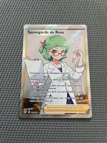 Carte Pokémon Sauvegarde de Rose 172/172 Stars Étincelantes FR