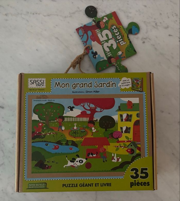 Puzzle géant Mon grand Jardin Sassi - photo numéro 2