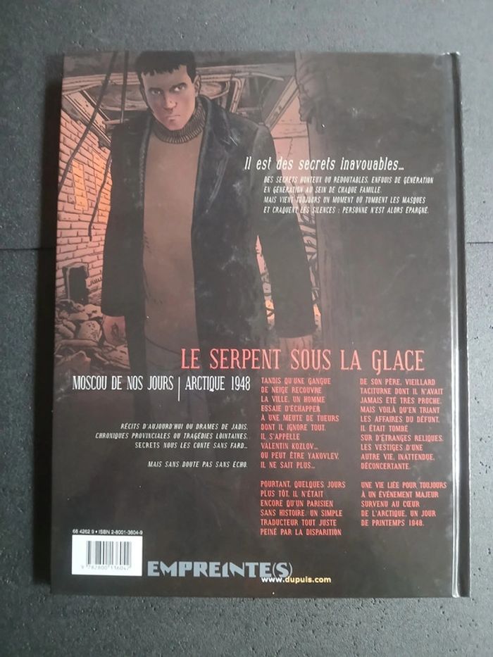 Bd secrets, le serpent sous la glace 1,EO - photo numéro 3