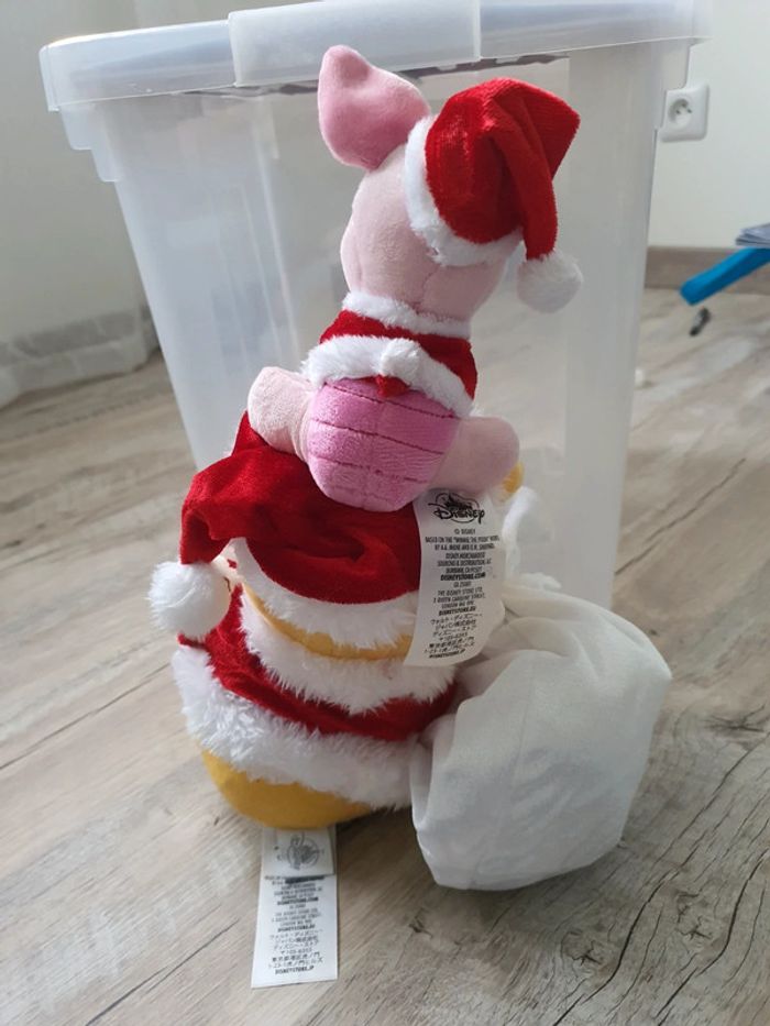Peluche winnie et porcinet Noël - photo numéro 2