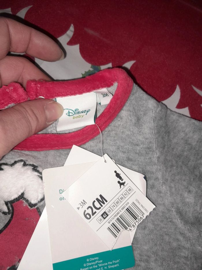 Pyjama mickey Noël 3mois - photo numéro 3