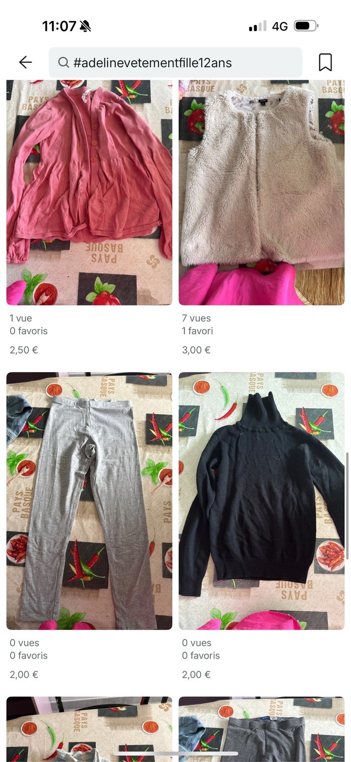Lot de 20 vetement fille 12 ans - photo numéro 4