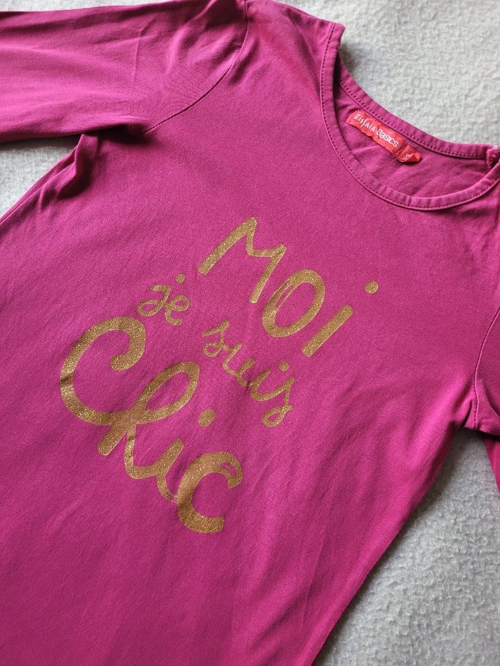T-shirt manches longues tissaia 8 ans - photo numéro 4