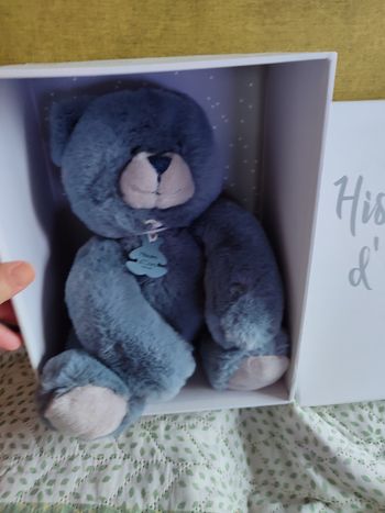 Doudou ours bleu histoire d'ours