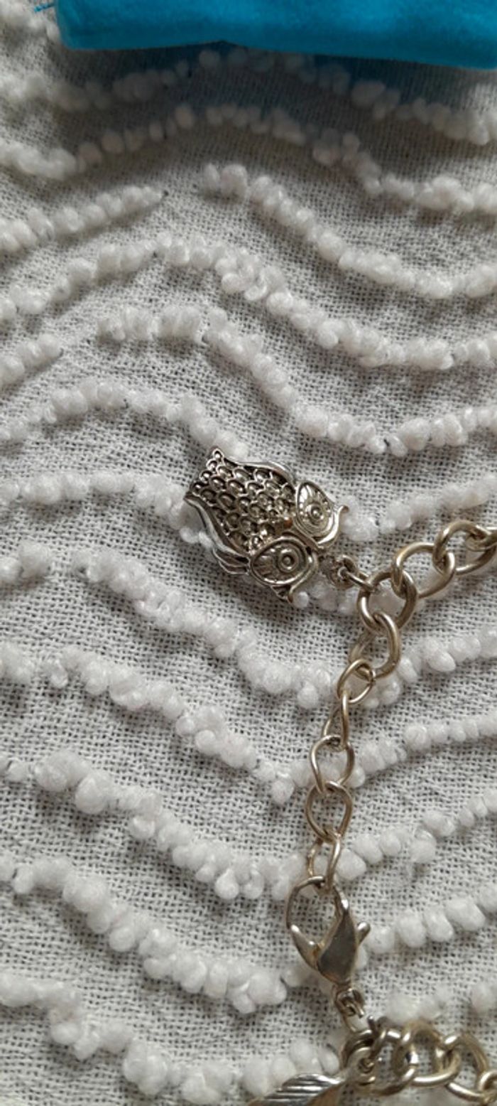 Bracelet chouette humour plume lune - photo numéro 5