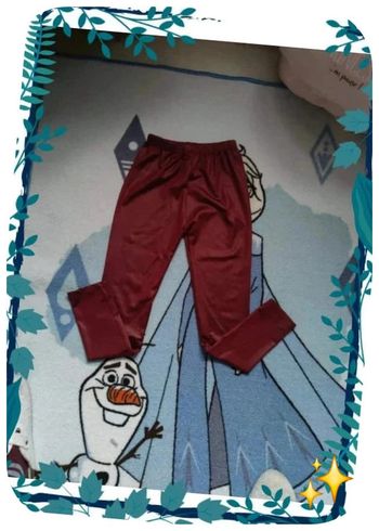 Legging bordeaux effet enduit 12 ans