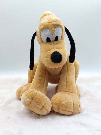 TRUDI Peluche Vintage ancien doudou chien Pluto Mickey for Kids environ 30 cm