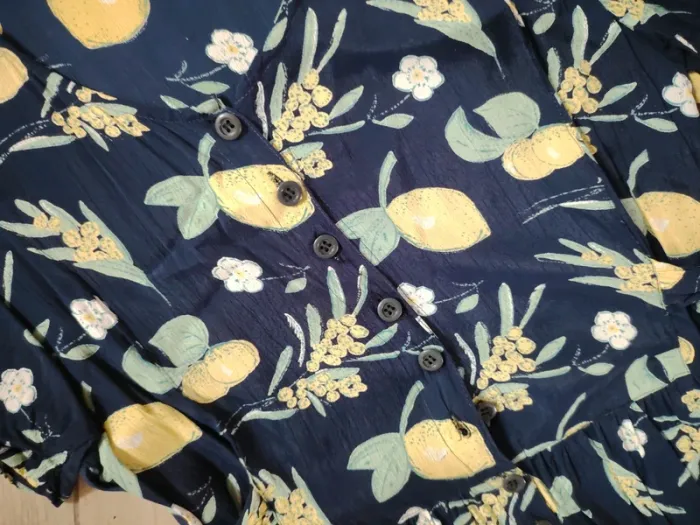 Robe vintage citron lemon - photo numéro 3