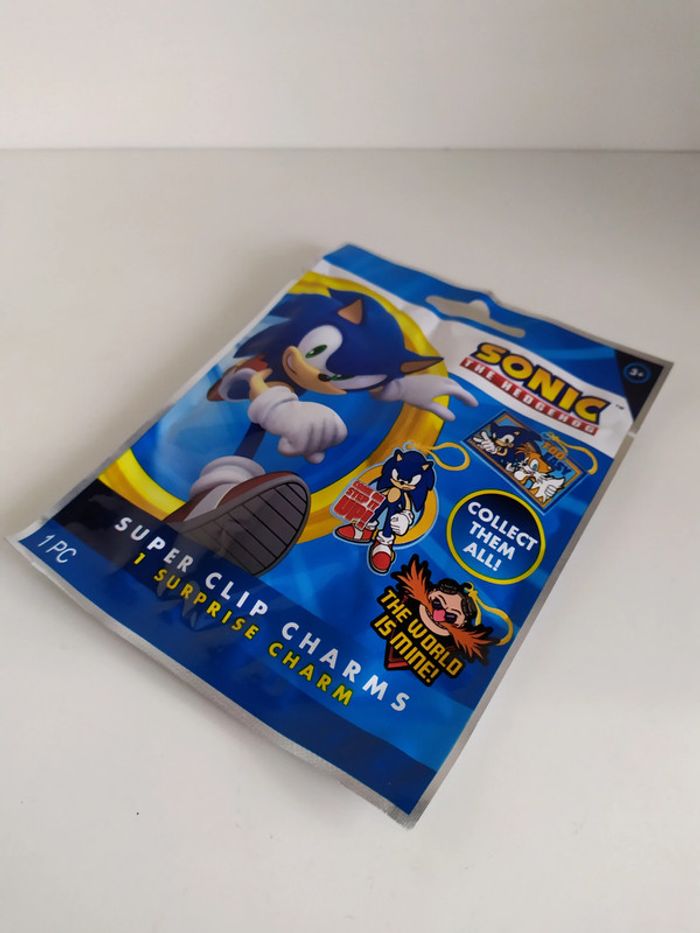 Porte-clés SEGA Sonic the hedgehog pochette goodies neuf - photo numéro 3
