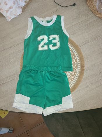 Ensemble short débardeur garçon
