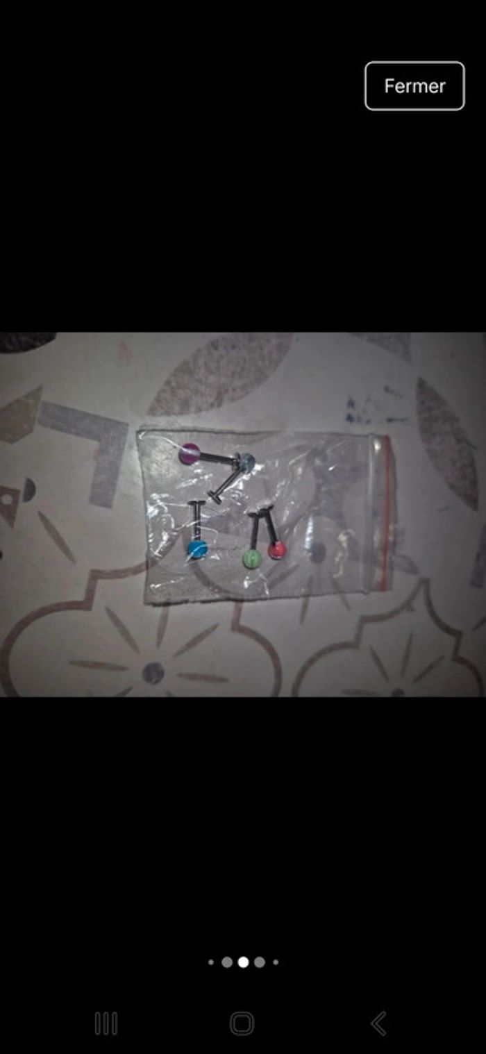 Lot piercing neuf - photo numéro 6